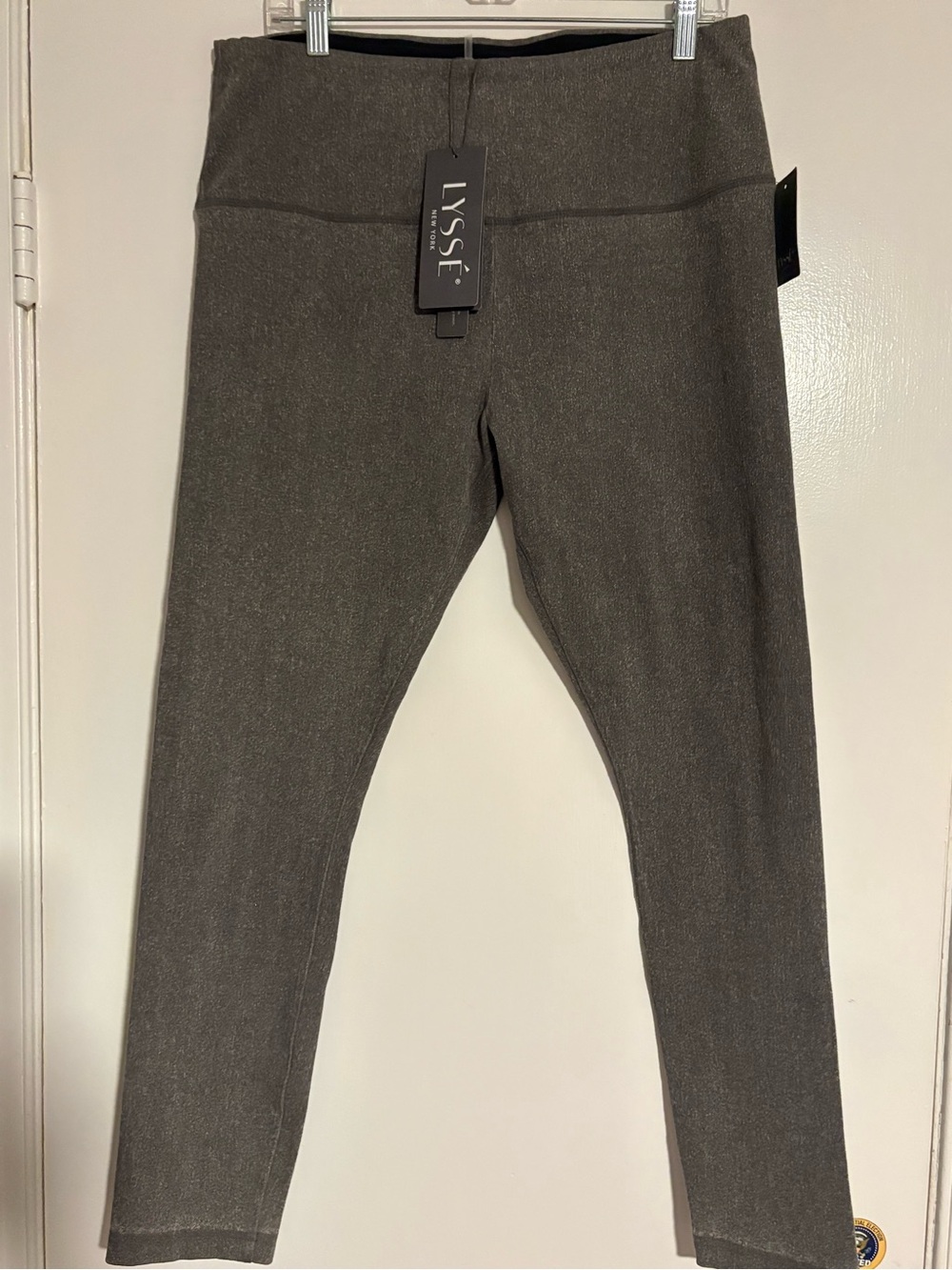 NWT Lyssé New York Denim Leggings XL Mid Grey High Waist Smoothing